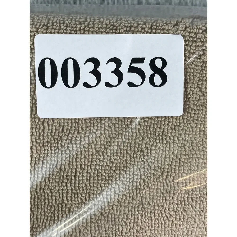 Lacoste Heritage Bath Towel Tan Anti-Microbial 100% Supima Cotton Beach Pool
